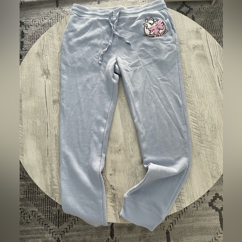 Disney Light Blue Marie Joggers